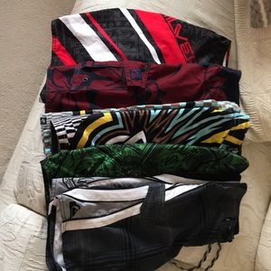 5 Pairs of  trunks size 26 bathing suits
